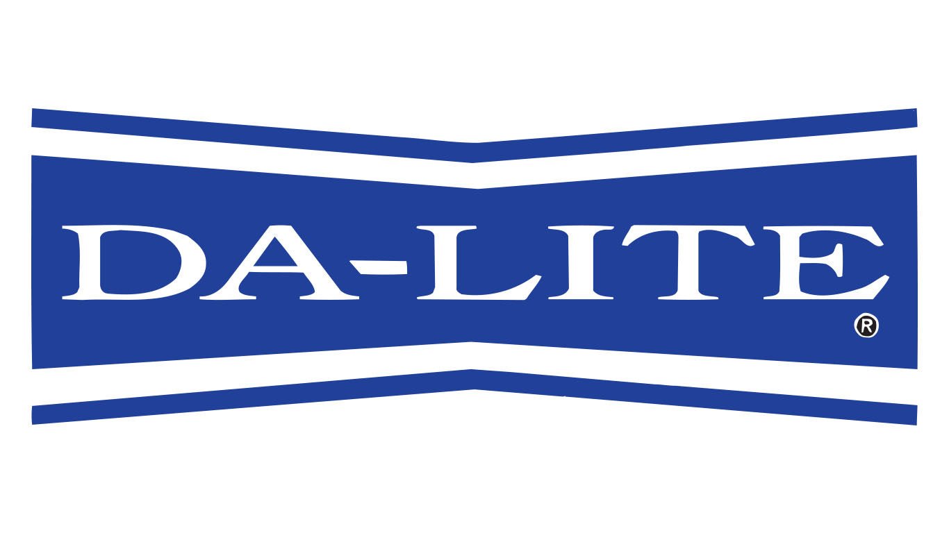 Da - Lite SINGLE MOTOR LVC110VOLT WHITE Projection Screen - Proven Projectors