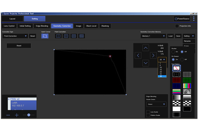 Software de herramientas profesionales para proyectores Epson