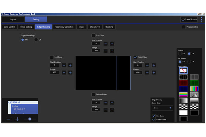 Software de herramientas profesionales para proyectores Epson