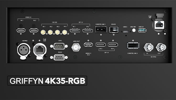 Christie Griffyn Series RGB Laser Projectors - Proven Projectors
