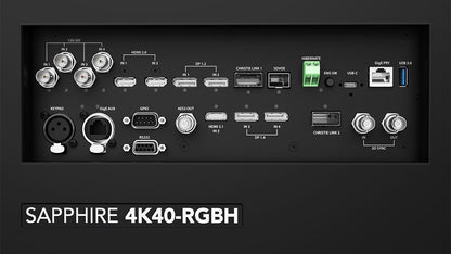 Christie Sapphire 4K40 - RGBH 40,950 - Lumen Laser 3DLP 4K Projector with RGB Pure Laser - Proven Projectors