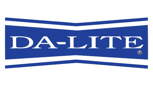 Da - Lite 109" (57.5"x 92") Wall Mount Motorized Screen Projection Screen - Proven Projectors
